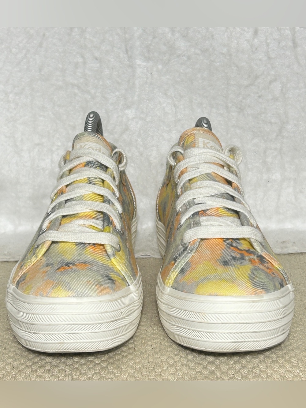 Keds Women's Triple Kick Tie Dye Canvas Platform Fashion Sneakers Shoes SZ US 7 - Picture 3 of 11
